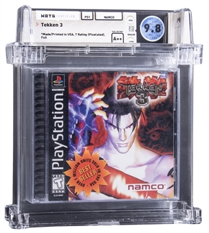 1998 PS1 PlayStation (USA) "Tekken 3" Sealed Video Game - WATA 9.8/A++